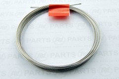 Cavetto acciaio inossidabile trecciato 7x7 - Ø 0,6 mm - 60 kg (131 lb)