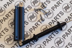 Trozza in alluminio su cuscinetti a sfere per alberi da Ø11,1 mm