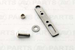 Terminale anteriore boma di randa per profilo custom - montaggio con trozza senza cuscinetti - carbon system