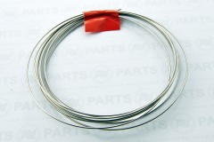 Cavetto acciaio inossidabile monofilo Ø 0,5 mm - 35 kg (77 lb) per ralinga fiocco