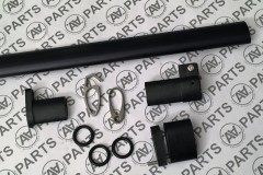 Kit completo boma di fiocco - profilo a goccia - anodizzato nero