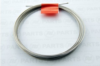 Cavetto acciaio inossidabile trecciato 7x7 - Ø 0,6 mm - 60 kg (131 lb)