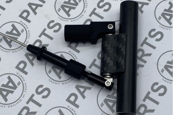 Trozza in carbonio su cuscinetti a sfere per alberi da Ø11,1 mm - Slim Line - NANO