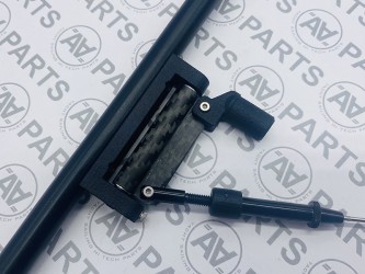 Trozza a geometria variabile in PA12 su cuscinetti a sfere per alberi da Ø11,1 mm - NGF Series Narrow