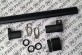 Kit completo boma di fiocco - profilo a goccia - anodizzato nero