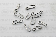 Gancio scotte in filo - versione a 90° filo 1,2 mm