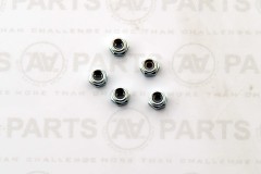 Dado  autobloccante M2 acciaio inossidabile A2