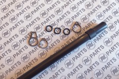 Kit completo boma di randa Ø12mm - carbonio alto modulo profilo cilindrico