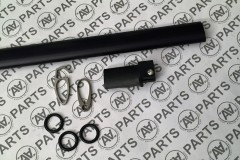 Kit completo boma di randa - profilo a goccia - anodizzato nero