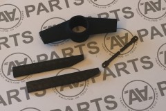 Crocette a profilo aerodinamico in carbonio con supporto centrale