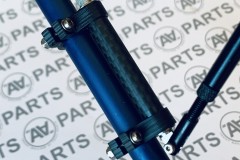 Trozza in carbonio per alberi da Ø11,1 mm - SMART SERIES - V2.0 - Con o senza cuscinetti a sfere