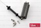 Trozza in carbonio su cuscinetti a sfere per alberi da Ø11,1 mm - Slim Line